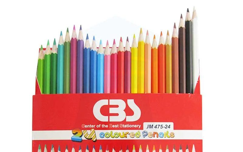 مداد رنگی 24 رنگ سی بی اس cbs - تصویر 3